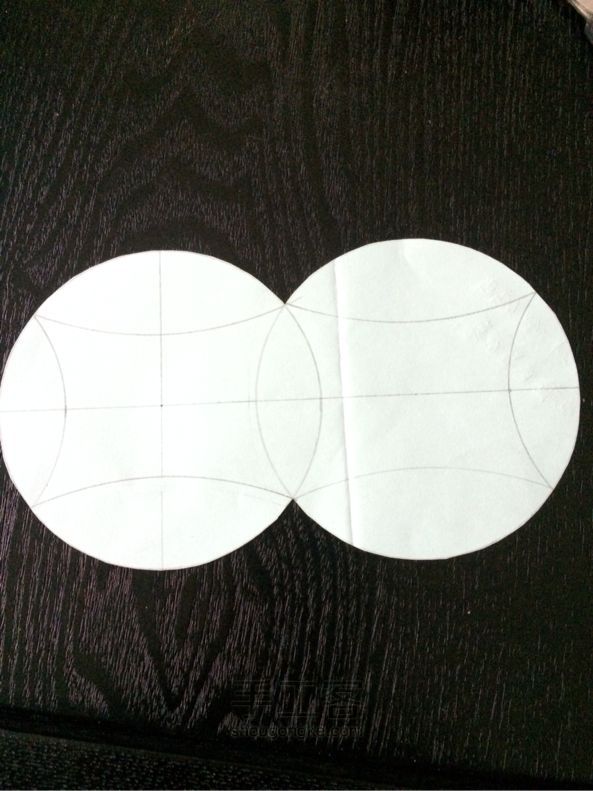 圆规硬纸板自制礼物盒教程 第9步