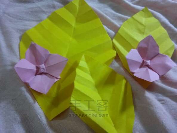 简单的叶子折纸教程 第10步