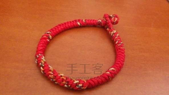 红绳编织教程 第6步