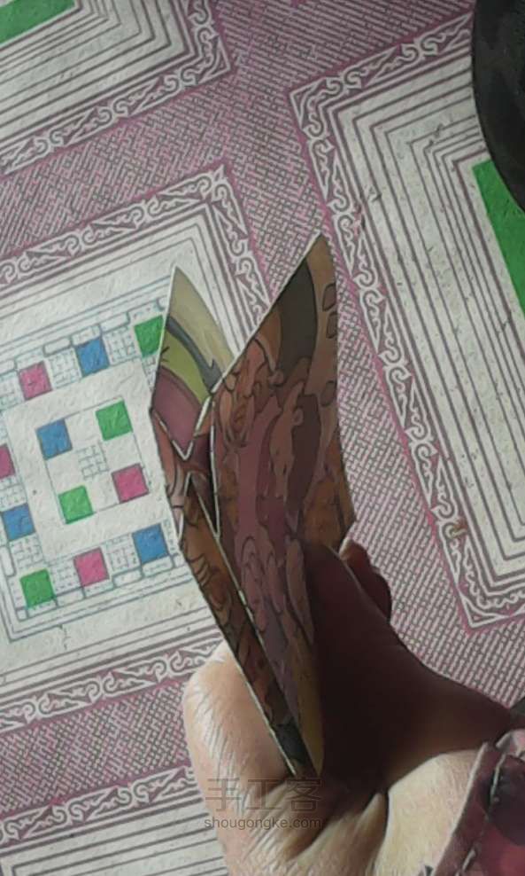 简易的蝴蝶结折纸教程 第10步