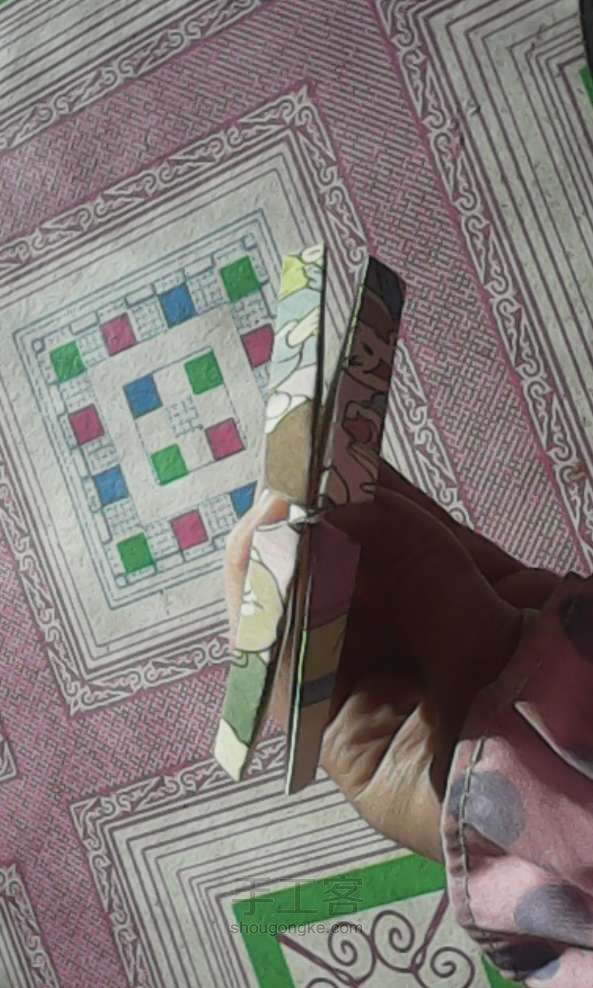 简易的蝴蝶结折纸教程 第13步