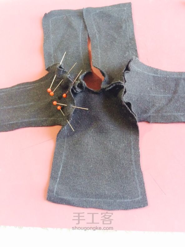 BJD之momoko的小上衣（娃衣）手工制作教程 第18步