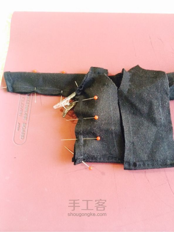 BJD之momoko的小上衣（娃衣）手工制作教程 第21步