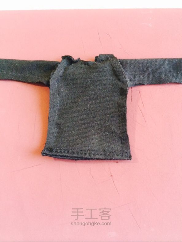 BJD之momoko的小上衣（娃衣）手工制作教程 第22步