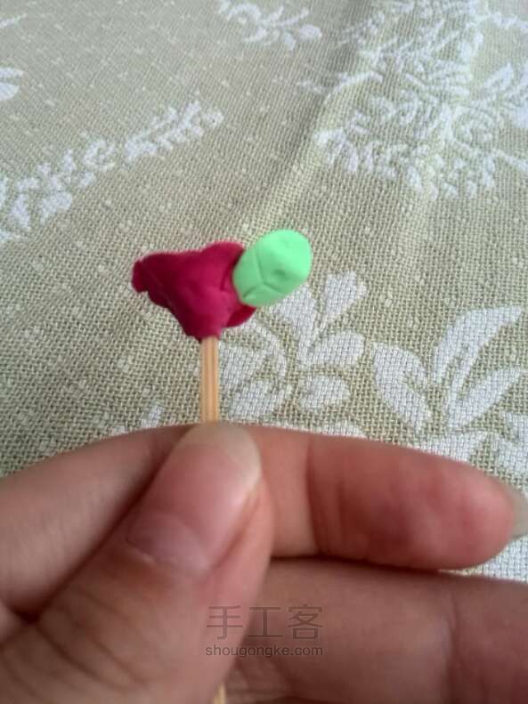 简单玫瑰花 第21步