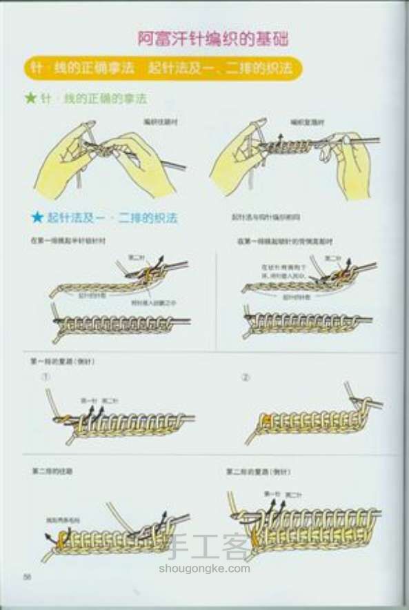 钩针入门基础 ——想学就进来看看吧 第55步