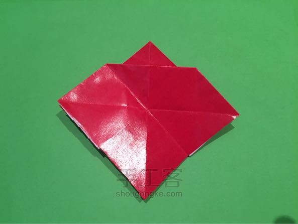 圣诞老人折纸制作教程 第20步