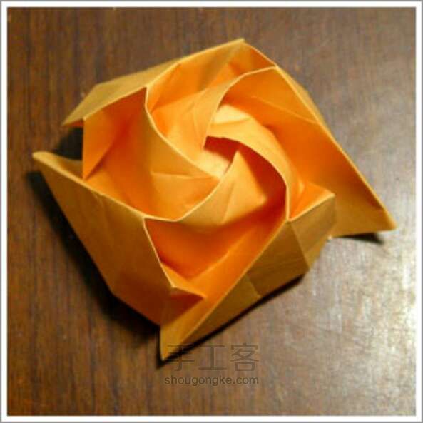 永恒的玫瑰 折纸教程 第18步