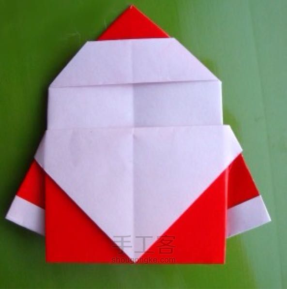Santa Claus圣诞老人折纸教程 第17步