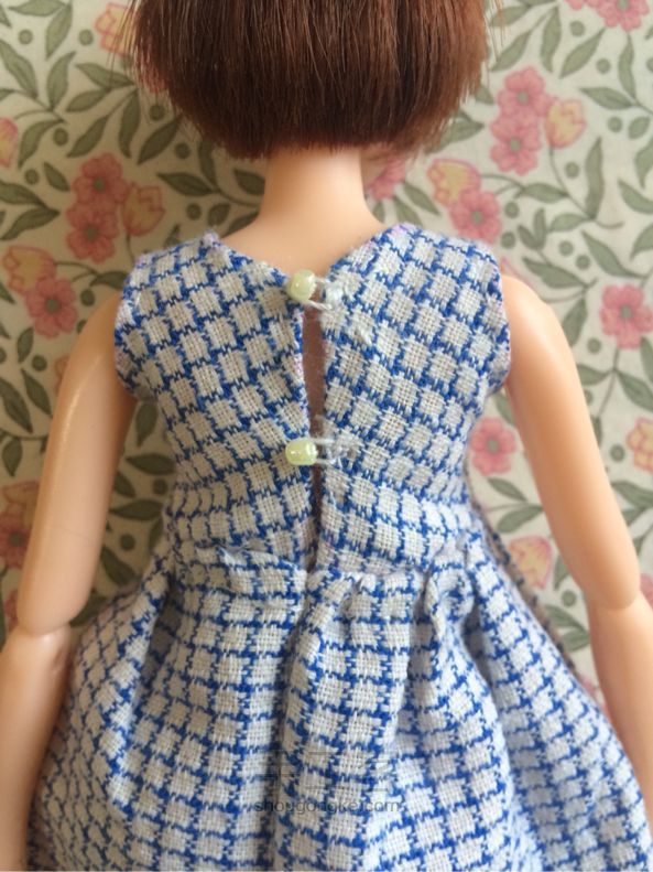 momoko桃子姑娘的无袖裙 （6分娃适用）手工制作教程 第25步