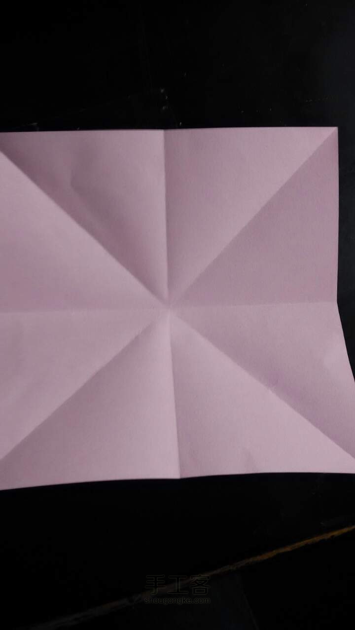 简易桃子 折纸教程 第3步