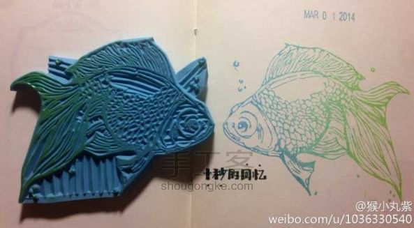 [手工客·微课堂025]橡皮章基础圣诞主题课程（报名帖）   第9步