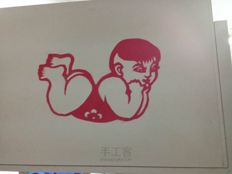 可爱的小孩子 纸艺教程 第2步