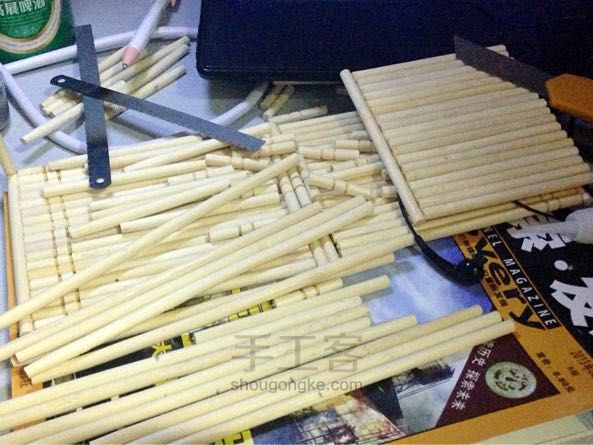 竹筷木盒制作教程 第2步
