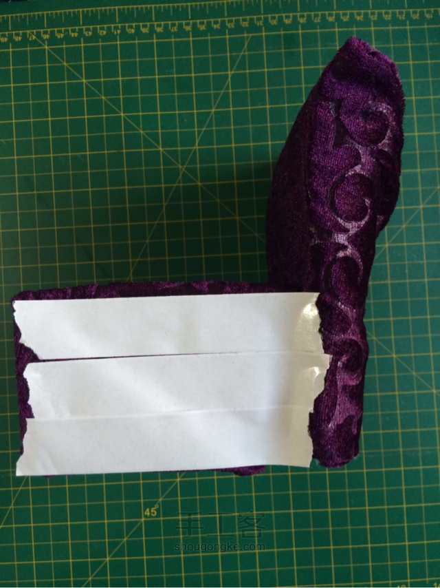废纸盒的华丽转身—玩偶的布艺沙发 手工制作教程 第18步