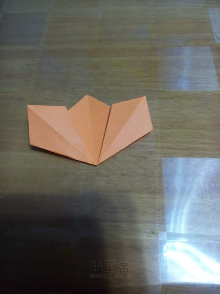 简单易学的樱花 绣球 折纸教程 第4步