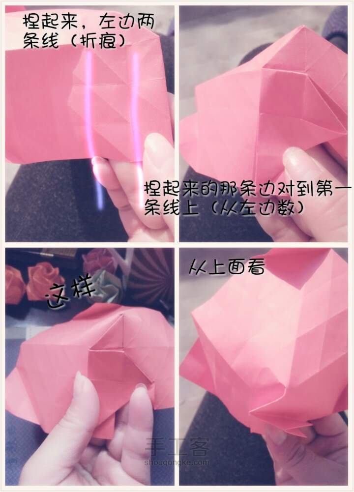 卷心川崎 折纸教程 第10步