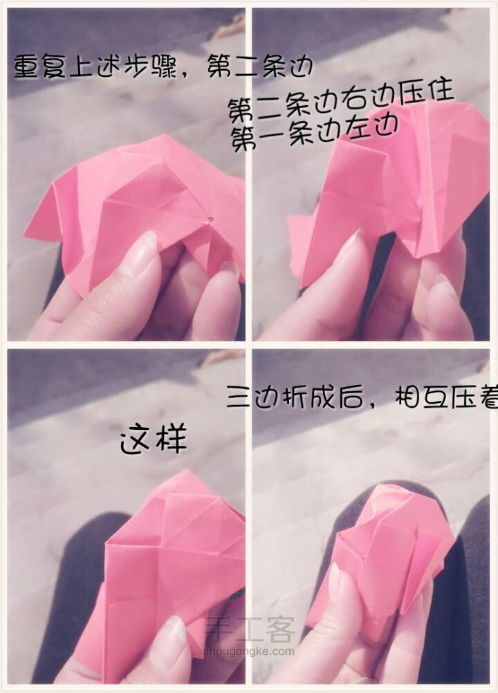 卷心川崎 折纸教程 第11步