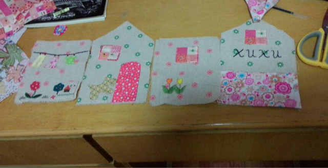 布艺房子纸巾盒教程 第7步