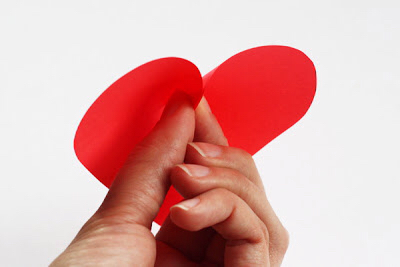 Heart shaped心形纸墙教程 第3步
