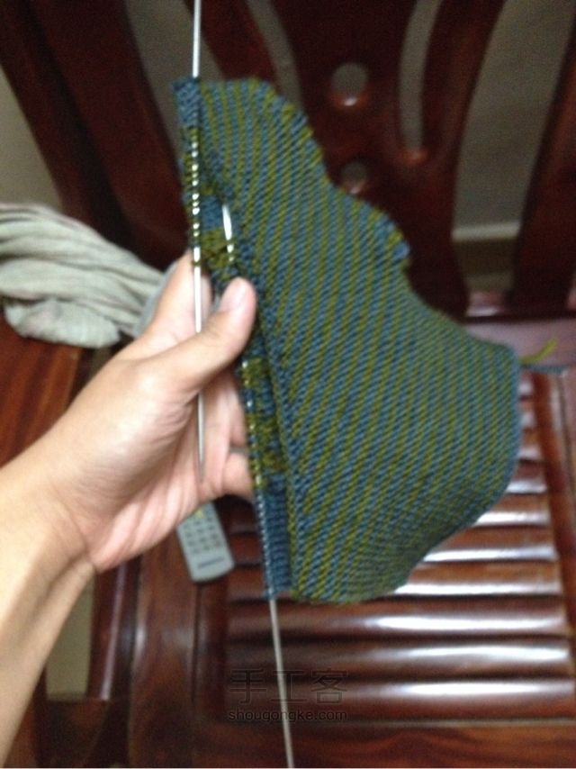 毛线棉鞋制作教程 第5步