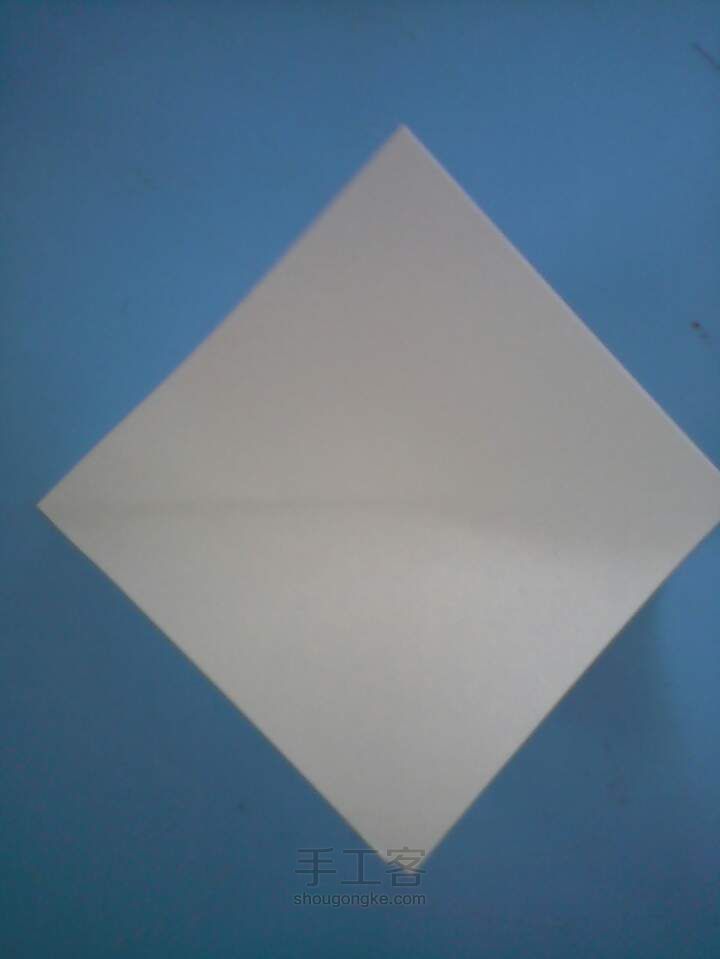 荷花 折纸教程 第2步