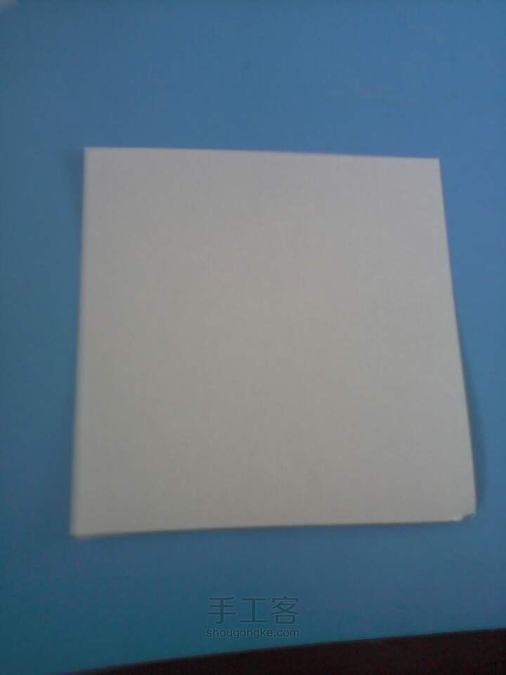 荷花 折纸教程 第1步