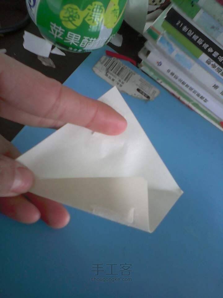荷花 折纸教程 第4步