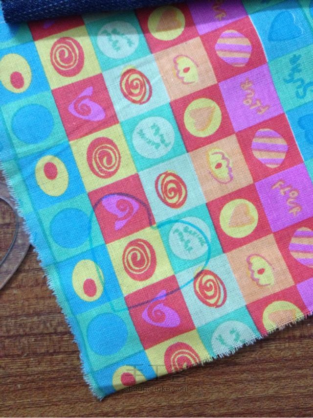 牛仔裤变包系列之爱心气球款 布艺教程 第4步