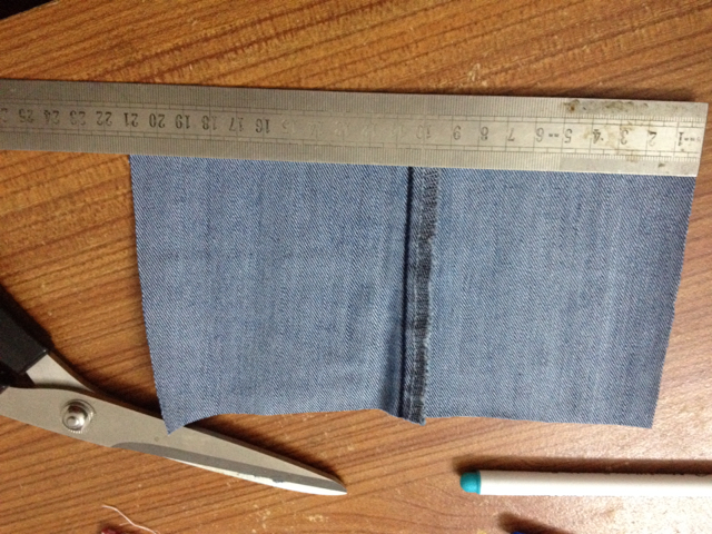 牛仔裤变包系列之爱心气球款 布艺教程 第2步