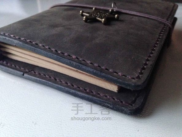 护照本&小旅行本 皮艺教程 第21步