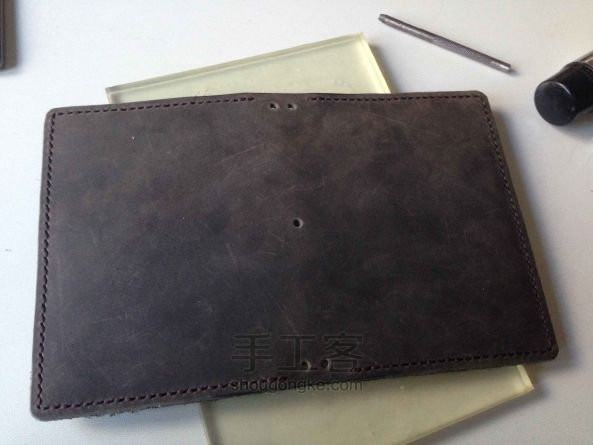 护照本&小旅行本 皮艺教程 第12步