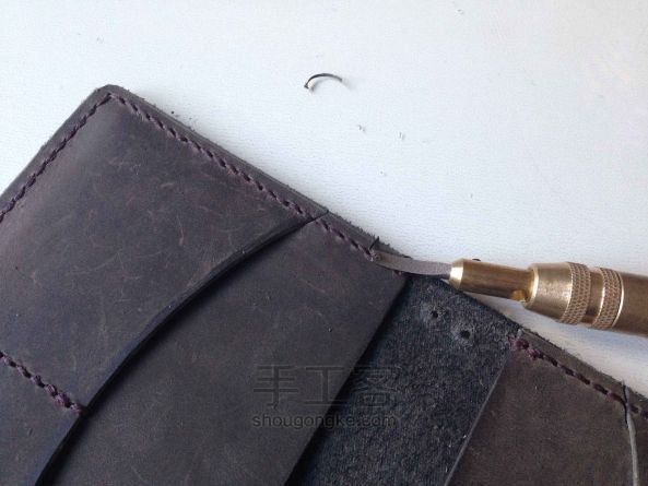 护照本&小旅行本 皮艺教程 第13步