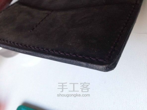 护照本&小旅行本 皮艺教程 第14步