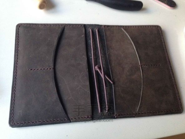 护照本&小旅行本 皮艺教程 第15步