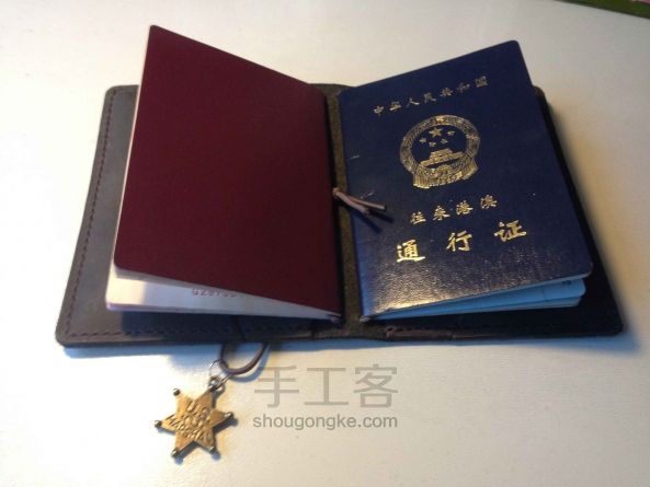护照本&小旅行本 皮艺教程 第23步