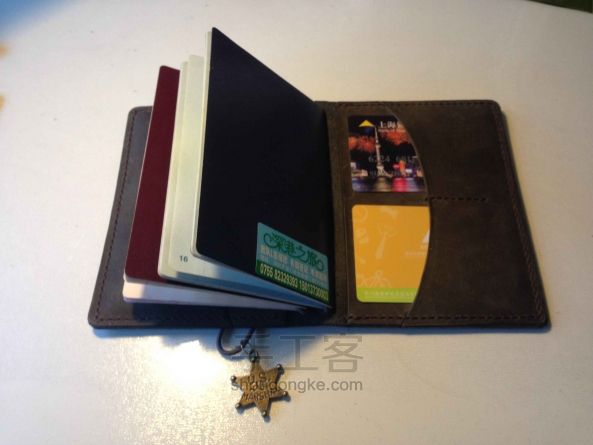 护照本&小旅行本 皮艺教程 第24步