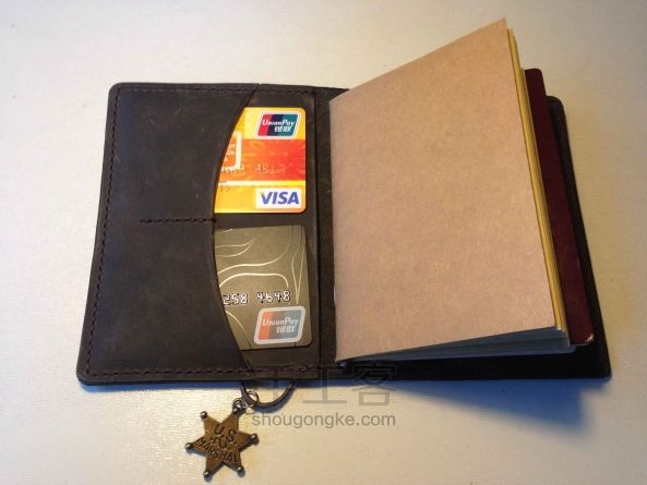 护照本&小旅行本 皮艺教程 第25步