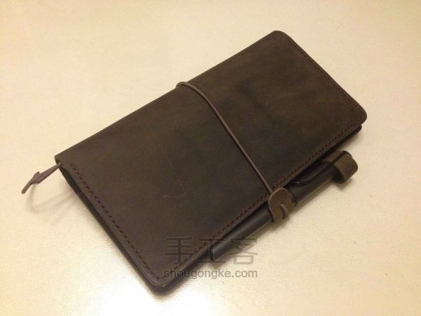 护照本&小旅行本 皮艺教程 第26步