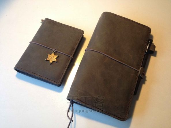 护照本&小旅行本 皮艺教程 第32步