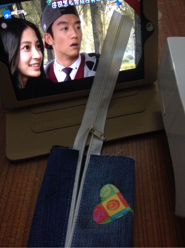 牛仔裤变包系列之爱心气球款 布艺教程 第10步