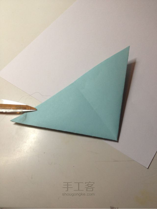 蝴蝶结 折纸教程 第3步