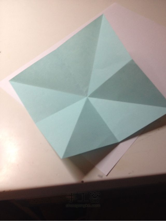 蝴蝶结 折纸教程 第1步