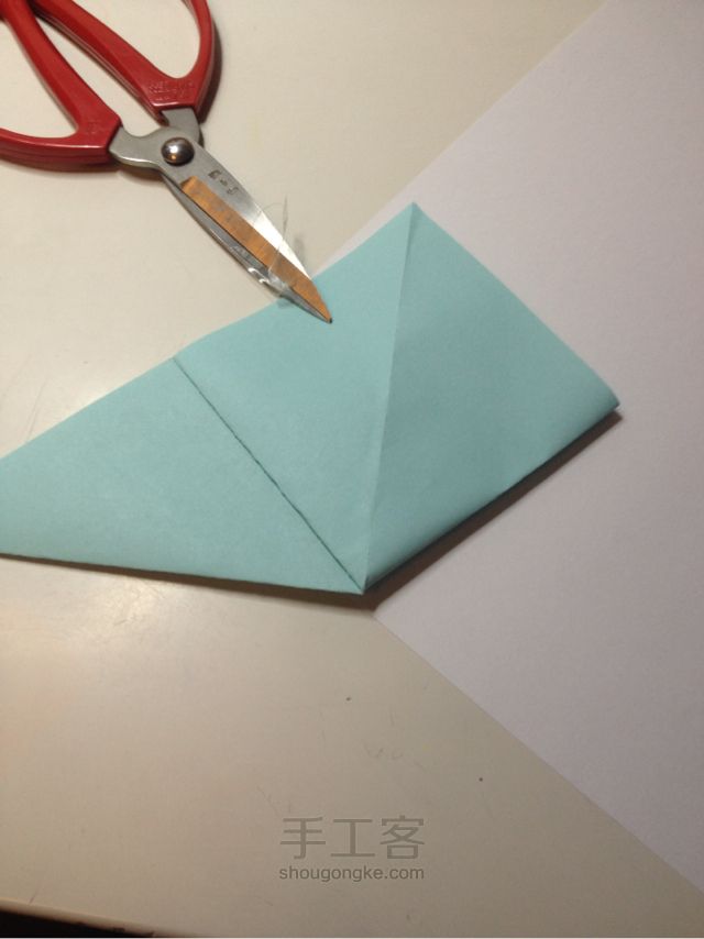 蝴蝶结 折纸教程 第5步