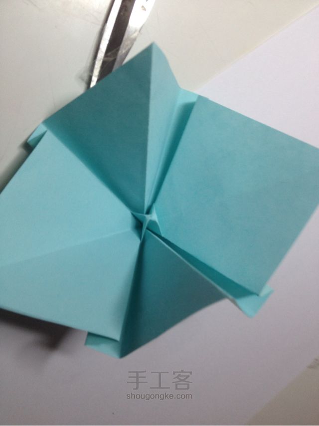 蝴蝶结 折纸教程 第16步