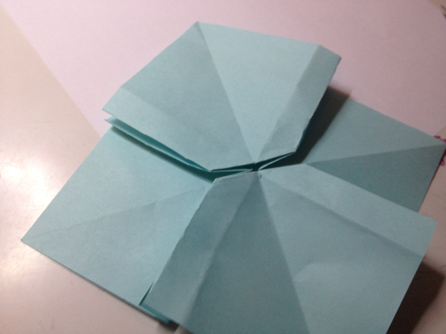 蝴蝶结 折纸教程 第21步