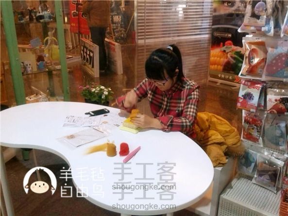 来自由鸟教室做羊毛毡圣诞礼物的童鞋们 第7张