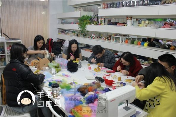 来自由鸟教室做羊毛毡圣诞礼物的童鞋们 第3张