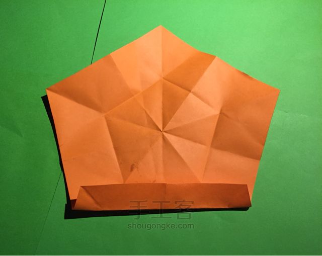 海星折纸制作教程 第4步