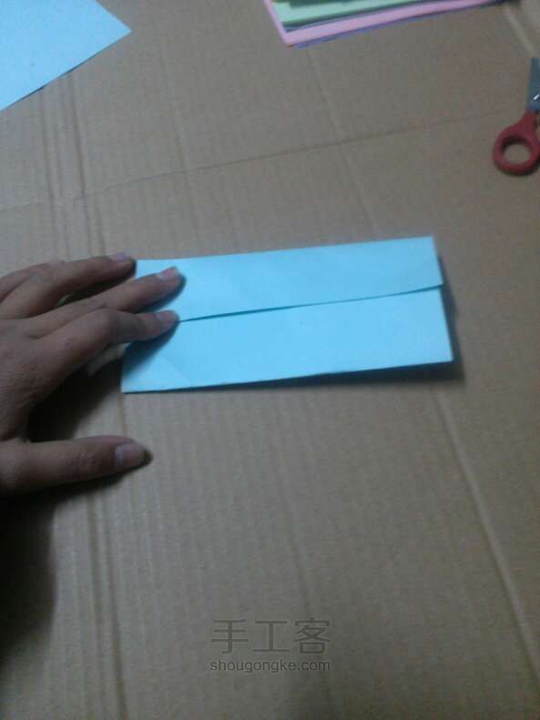 推拉盒 折纸教程 第4步